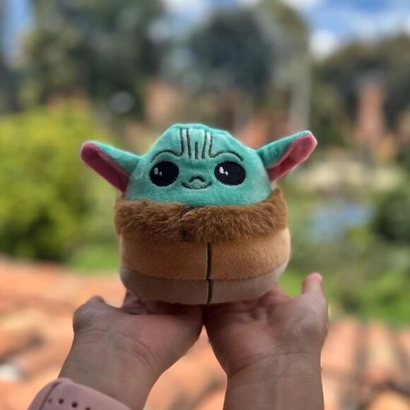 6 inch Disney Star Wars Baby Yoda Plushie REVERSIBLE - Picture 4 of 4